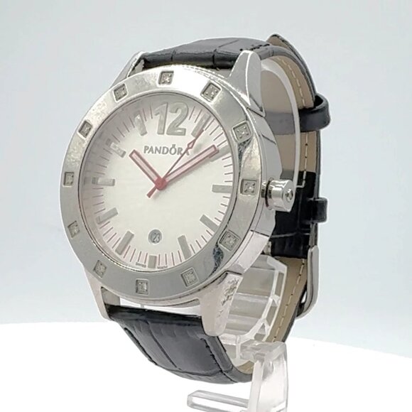 Vintage Pandora 811007WH Imagine Grand Men's Quartz Wristwatch Swiss Steel - Picture 1 of 5